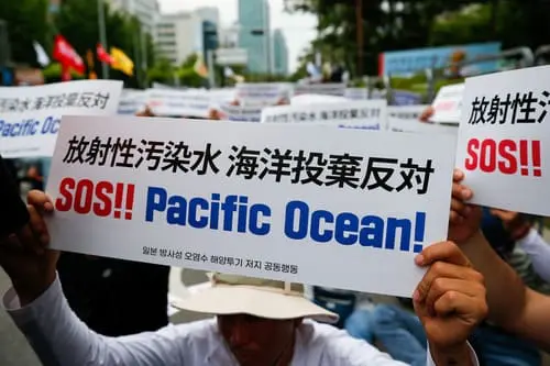 Massive rally in Seoul opposes Japan's plan to discharge nuclear-contaminated water