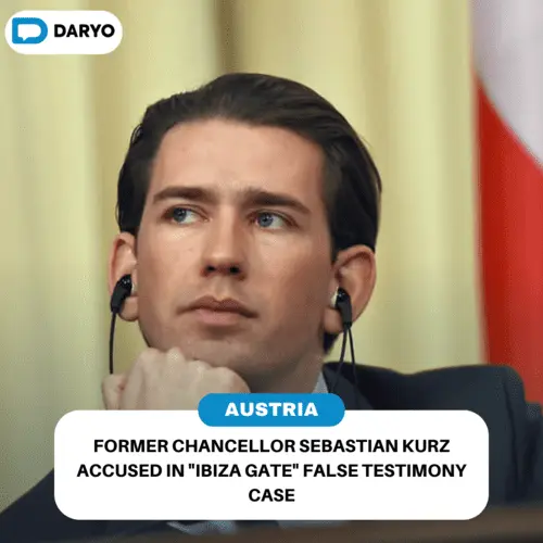 Former Chancellor Sebastian Kurz accused in "Ibiza Gate" false testimony case
