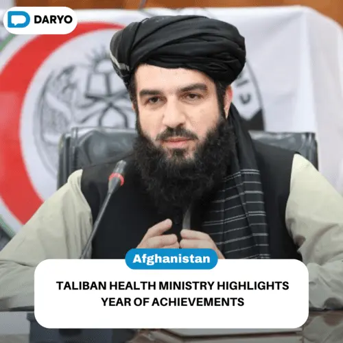 Taliban Health Ministry highlights year of achievements