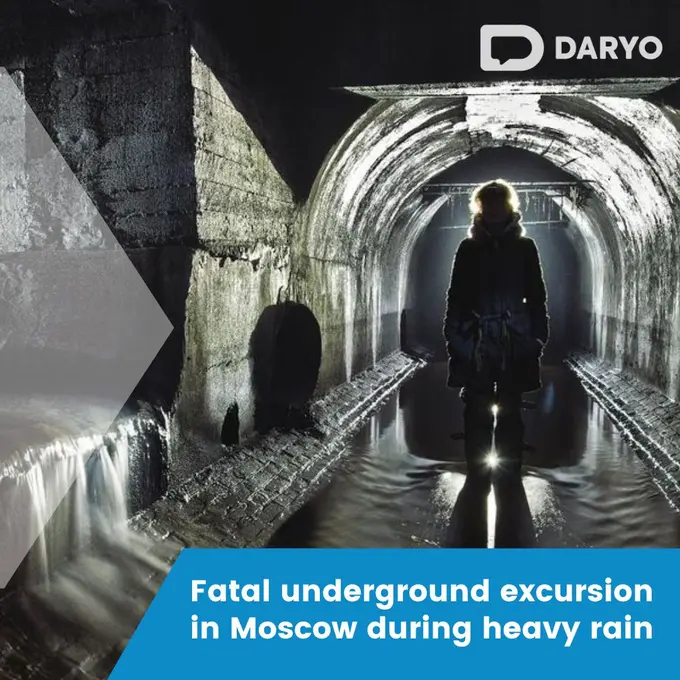 Fatal underground excursion in Moscow during heavy rain