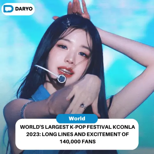 World's largest k-pop festival KCONLA 2023: Long lines and excitement of 140,000 fans