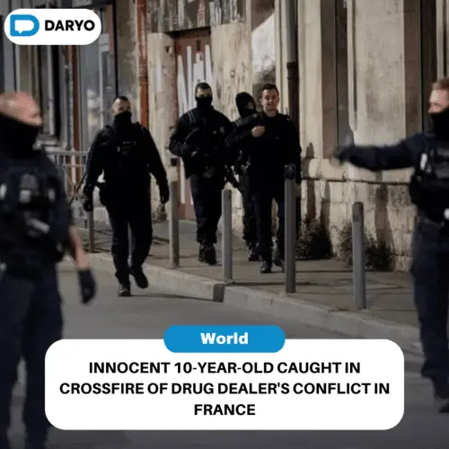 Innocent 10-year-old caught in crossfire of drug dealer's conflict in France