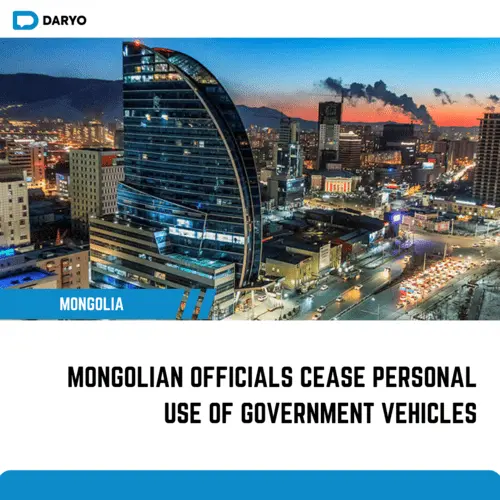Mongolian officials cease personal use of government vehicles