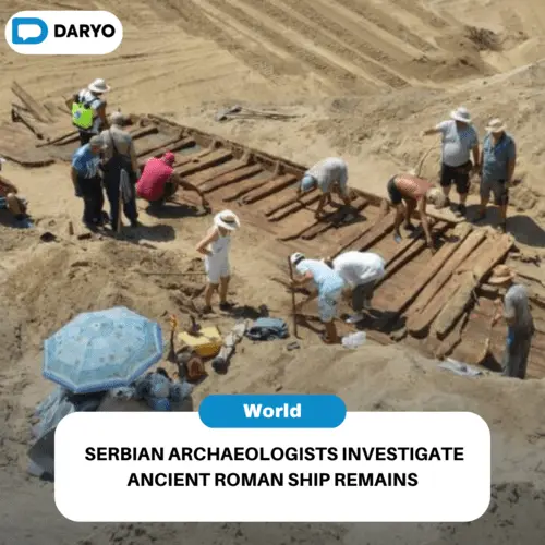 Serbian archaeologists investigate ancient Roman ship remains