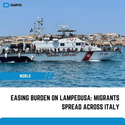 Easing burden on Lampedusa: Migrants spread across Italy