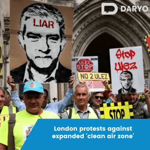 London protests against expanded 'clean air zone'