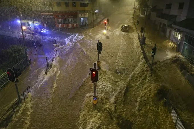 Hong Kong experiences strongest rainfall in 140 years, over 130 affected