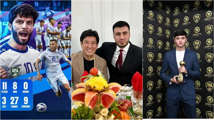 Surxondaryoda to‘yini davom ettirgan Bahodir Jalolov, yilning eng yaxshisi bo‘lgan Abbosbek Fayzullayev va eng yaxshi yosh futbolchi bo‘lgan Abduqodir Husanov. Ijtimoiy tarmoqlarda sport vakillarining qiziqarli surat va videolari