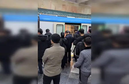Toshkent metrosida yana nosozlik kuzatildi (video)