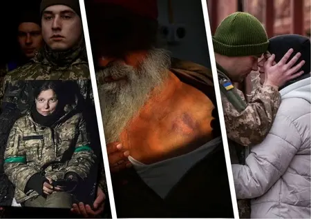 Рус қўшинлари ўлдирган немис ҳарбий шифокори, гендер тенглиги учун рақсга тушаётган ўқувчи қизлар, вокзалда хайрлашаётган жуфтлик — 15 февраль суратлари