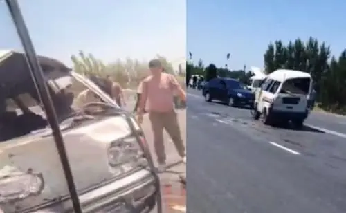 Andijonda Damas va Nexia-3 ishtirokidagi YTHda bir yo‘lovchi jarohat oldi