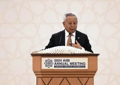 “Central Asia is a pivotal hub for future connectivity and development,” AIIB President Jin Liqun