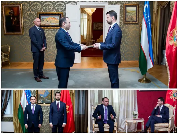 Oybek Shaxavdinov O‘zbekistonning Chernogoriyadagi birinchi elchisi bo‘ldi
