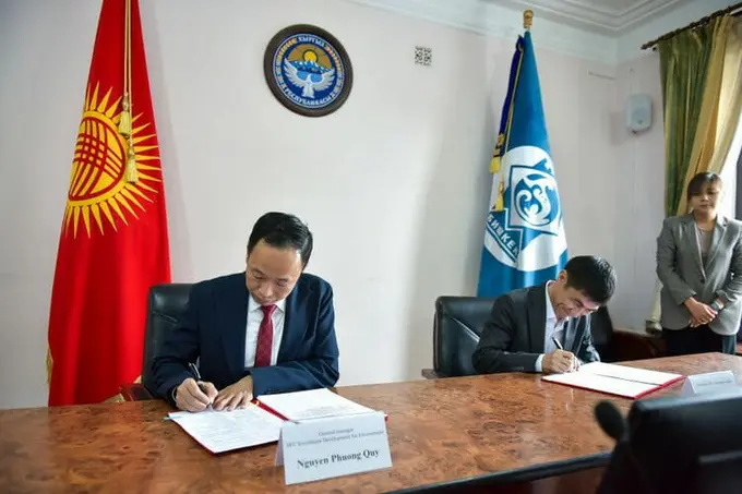 Kyrgyzstan and Vietnam sign agreement for wastewater treatment modernization