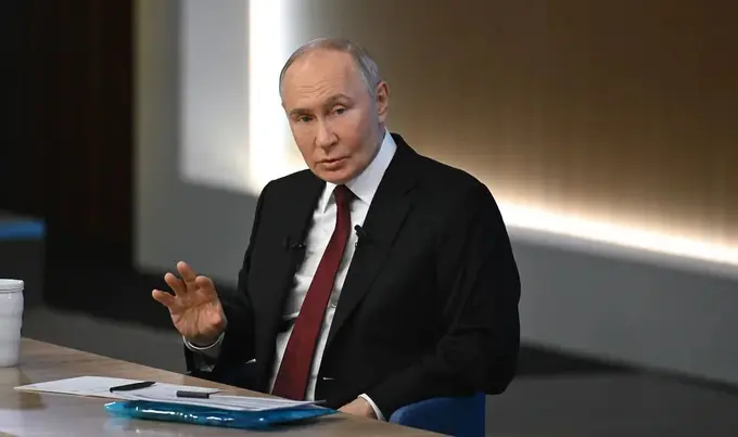 Putin Ukraina bilan muzokaralarni boshlash uchun o‘z shartlarini ma’lum qildi 