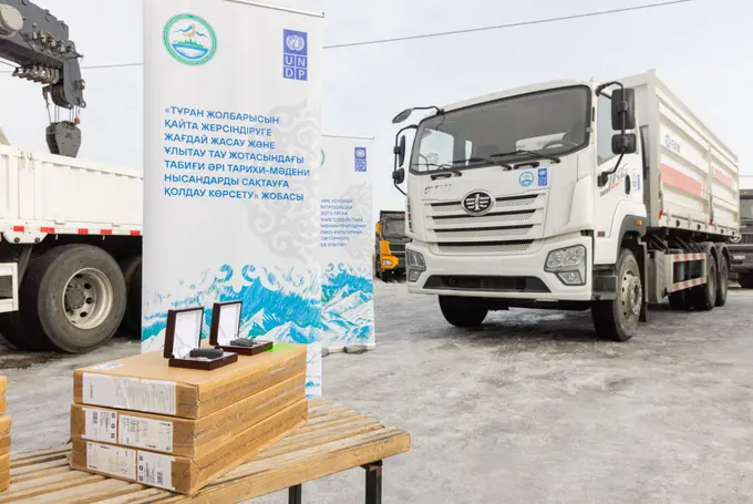 UNDP and Kazakhstan support wildlife conservation with specialized vehicles for protected areas 