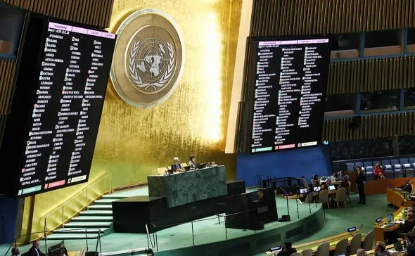 BMT Bosh assambleyasi Ukraina bo‘yicha Rossiyaga qarshi rezolyutsiyani qabul qildi 
