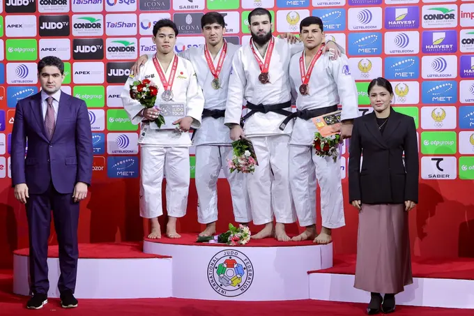 Дзюдо. Таshkent Grand Slam 2025. Ўзбекистон терма жамоаси кучли учликдан жой олди