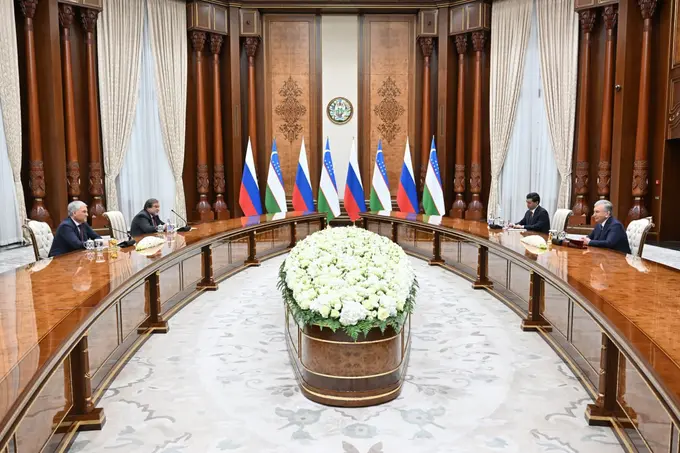 Шавкат Мирзиёев Россия Давлат думаси раисини қабул қилди. Нималар муҳокама қилинди?