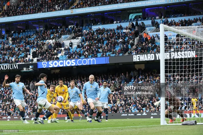 APL. “Manchester Siti” o‘z maydonida “Brayton” bilan durang o‘ynadi