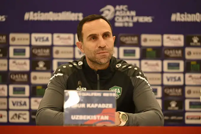 Temur Kapadze Husniddin Aliqulovning jarohati haqida: “Bu katta yo‘qotish, lekin bizda boshqa futbolchilar ham bor” 