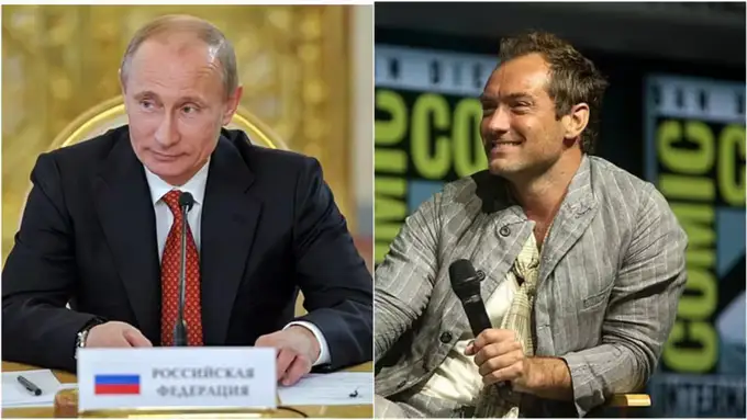 Gollivud aktyori Jud Lou “Kreml sehrgari” filmida Rossiya prezidenti Vladimir Putin rolini ijro etmoqda