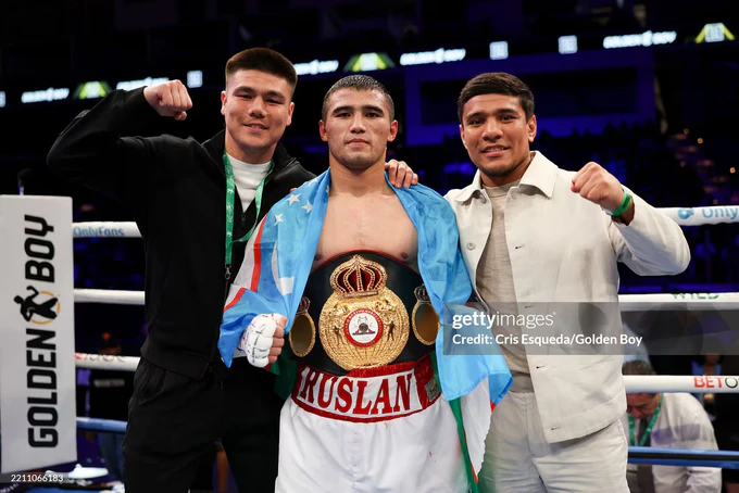 Boks. Ruslan Abdullayev professional boksdagi ikkinchi jangini o‘tkazib, chempionlik kamariga ega chiqdi (video)
