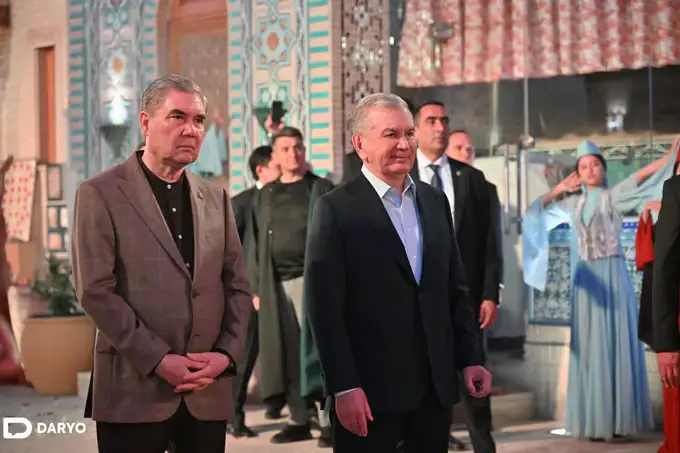 Shavkat Mirziyoyev va Gurbanguli Berdimuhamedov “Boqiy shahar”da madaniy tadbirlarda ishtirok etdi (foto) 