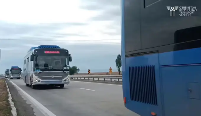 Buxoroga Xitoydan 24 dona zamonaviy avtobus xarid qilindi 