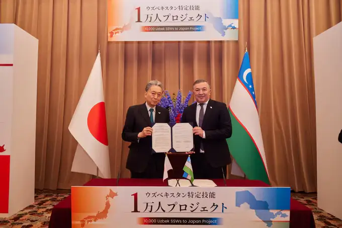 Japan, Uzbekistan partner to train and employ 10,000 Uzbek specialists 
