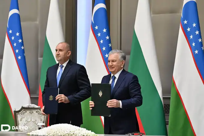 O‘zbekiston—Bolgariya hamkorligini kengaytirish to‘g‘risida qo‘shma deklaratsiya imzolandi
