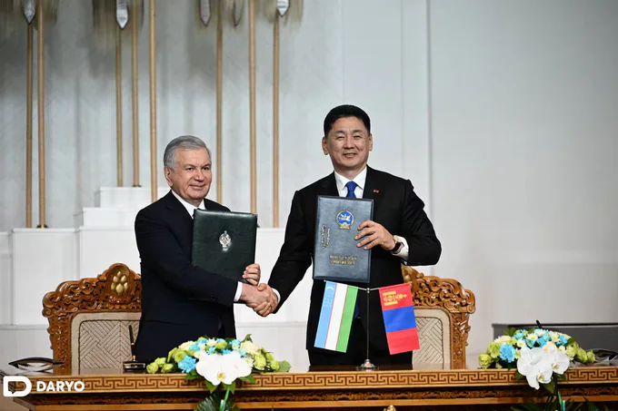 Presidents of Uzbekistan and Mongolia adopt joint declaration on comprehensive partnership 