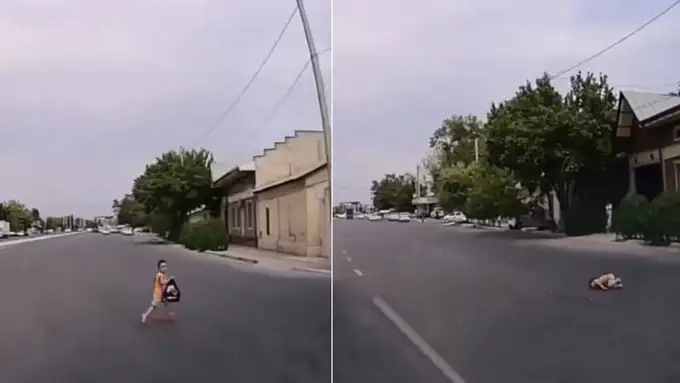 Toshkentda Tico uch yashar bolani urib yubordi (video)
