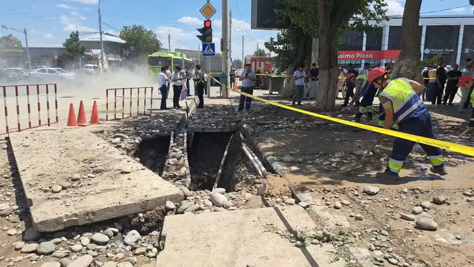 Ущерб, причиненный в результате прорыва трубы, будет полностью возмещен компанией Veolia Energy Tashkent
