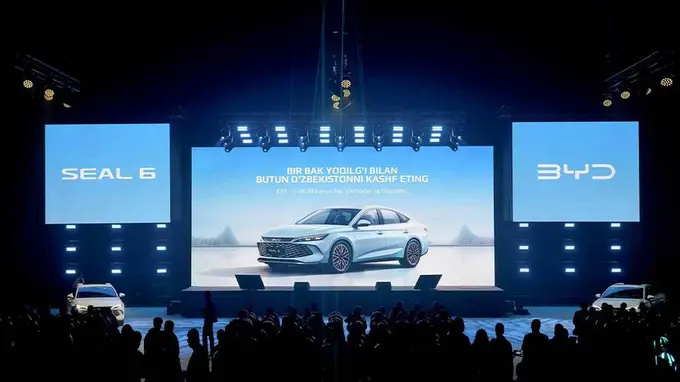 BYD Oʻzbekistonda Seal 6 modelini taqdim etdi: innovatsion gibrid texnologiyasi PHEV samaradorlikning yangi standartini belgilamoqda.