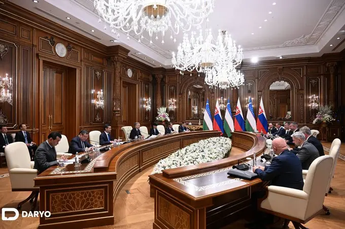O‘zbekiston va Slovakiya prezidentlari strategik sheriklikni yanada mustahkamlashni muhokama qildi