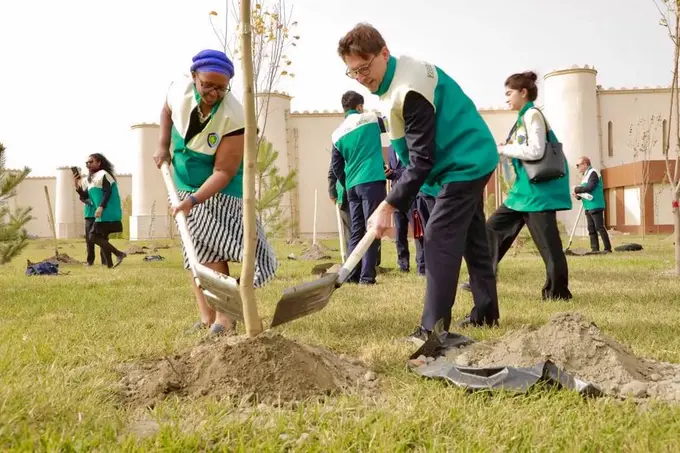 Uzbekistan plants 80,000 trees in Green Garden project celebrating UNESCO’s 80th anniversary