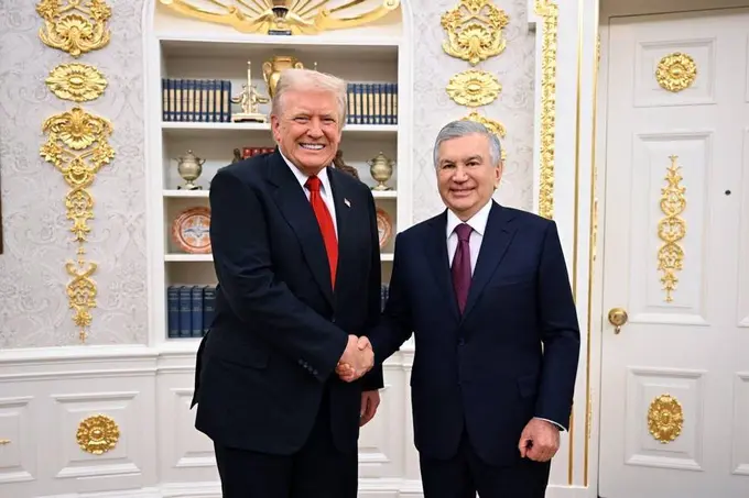 Uzbekistan, US strengthen strategic partnership during Mirziyoyev–Trump talks at White House