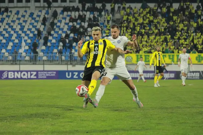Superliga. “Neftchi” durang o‘ynadi. “OKMK” “Navbahor” darvozasiga 3 ta gol urdi