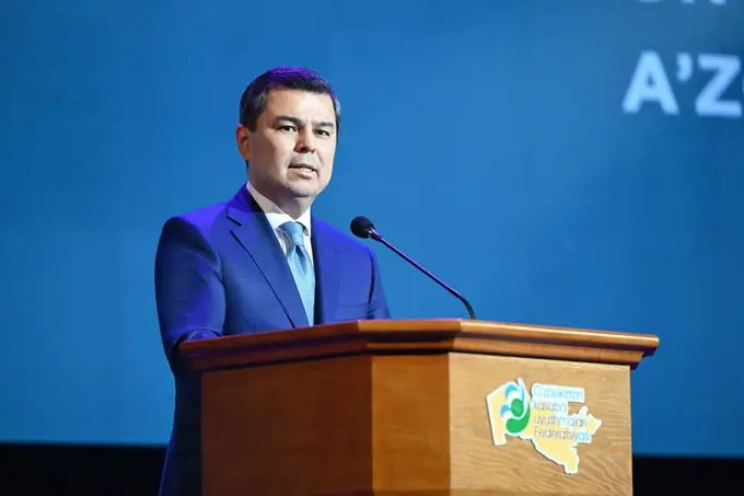 Sherzod Asadov Kasaba uyushmalari kuniga bag‘ishlangan tadbirda prezident tabrigini o‘qib eshittirdi