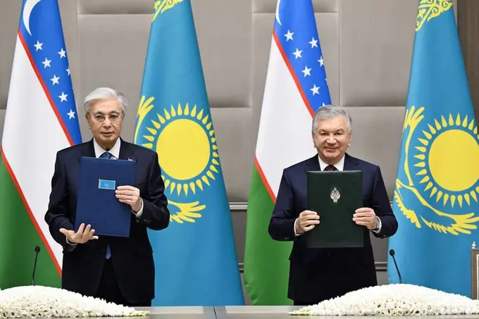 Prezident Shavkat Mirziyoyev va Qosim-Jo‘mart To‘qayev qo‘shma bayonot imzoladi