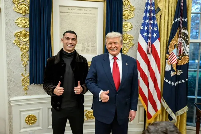 Роналду АҚШ президенти Дональд Трамп ҳақида гапирди