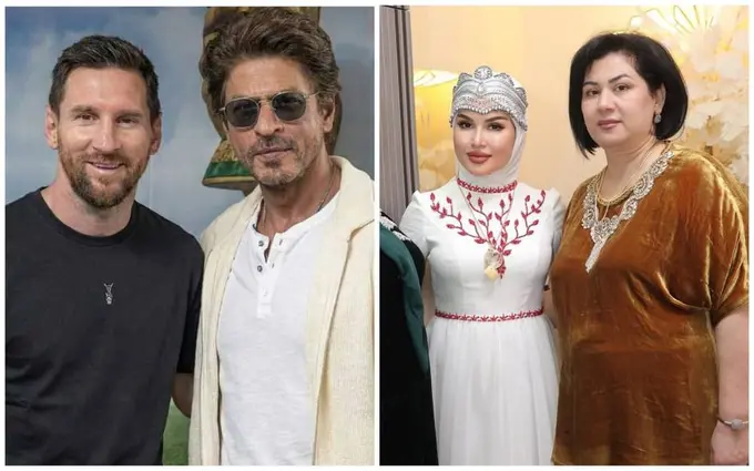 Instagram: Qaynonasiga qimmatbaho sovg‘a bergan Feruza Normatova, Messi bilan uchrashgan Shohrux Xon, Rajabiylar sulolasida to‘y