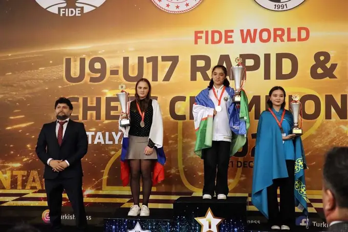 Uzbekistan tops World Youth Rapid and Blitz Chess Championships with 12 medals