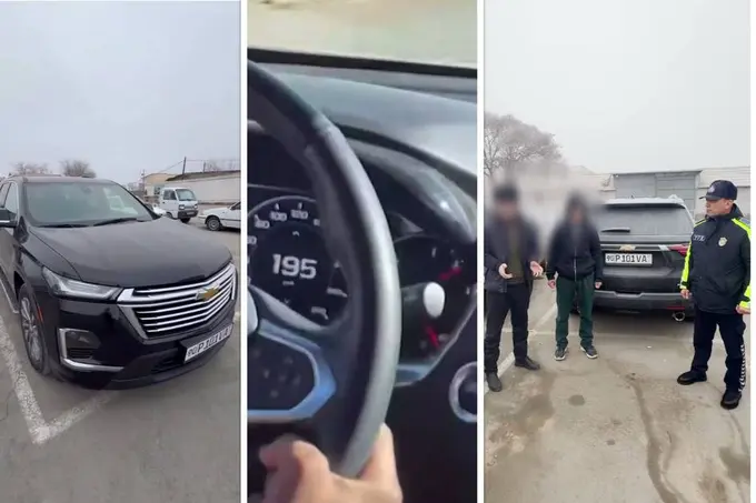Хоразмда “права”сиз йигит соатига 195 км тезликда машина ҳайдаб, қўлга олинди