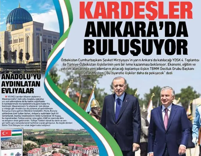“Илгари хаёл бўлган кўплаб орзулар рўёбга чиқишига шубҳам йўқ” — Ўзбекистон–Туркия дўстлик гуруҳи раиси икки давлат муносабатлари ҳақида