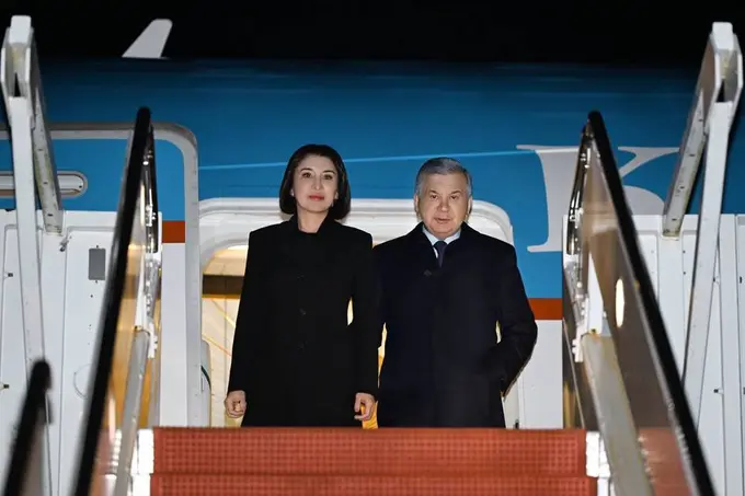Как Шавката Мирзиёева с супругой встретили в США (фото)