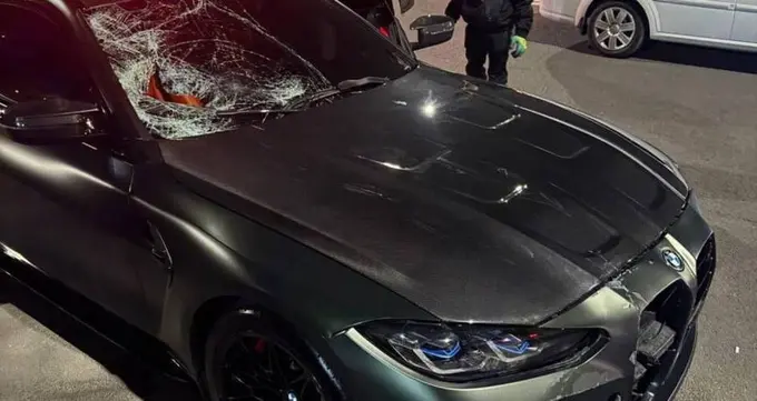 В Ташкенте 16-летний школьник за рулем BMW M4 сбил инспектора ДПС