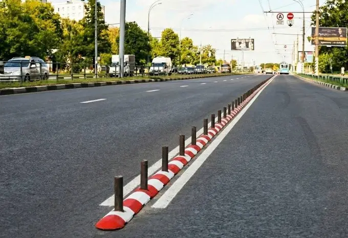 Автобусные полосы в Ташкенте отделят специальными ограждениями