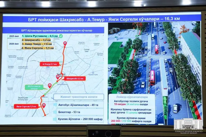 “Буюк ипак йўли” метроси олдидаги чорраҳада йўл ўтказгич қурилади